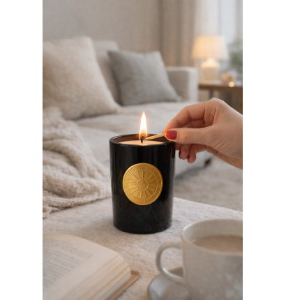 Bougie parfumée de luxe 